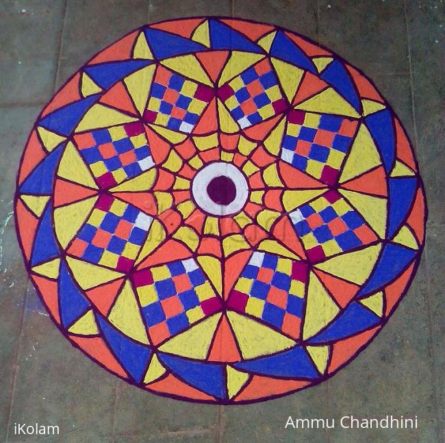 Rangoli: Freehand rangoli