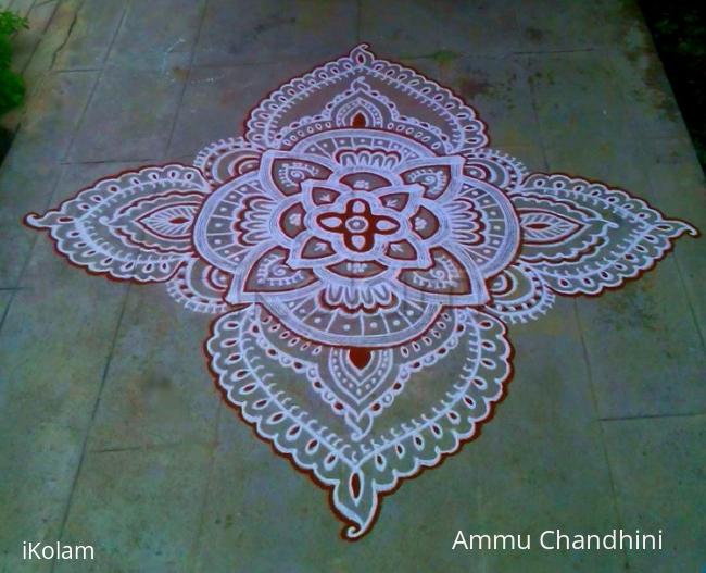 Rangoli: Kandha Shashti kavi kolam