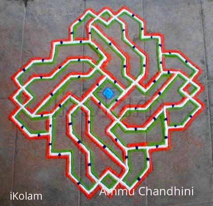 Rangoli: Republic day spl kolam