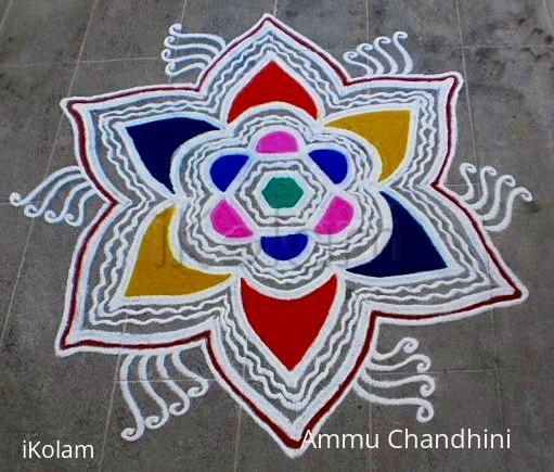 Rangoli: Freehand rangoli