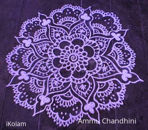 Rangoli: Freehand rangoli