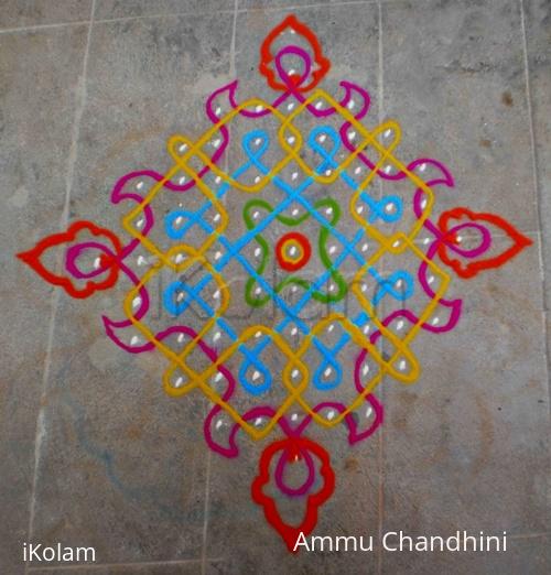 Rangoli: Dotted kolam