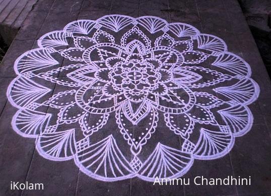 Rangoli: Freehand rangoli