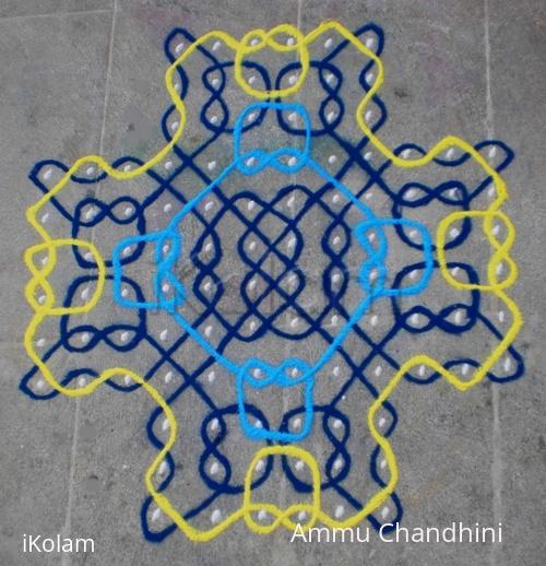 Rangoli: Dotted kolam