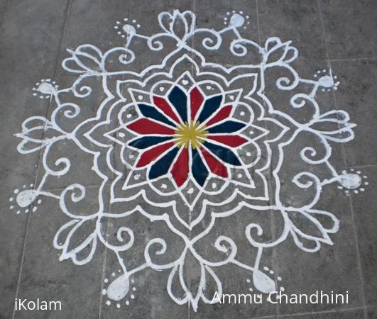 Rangoli: Freehand rangoli