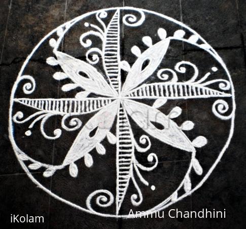 Rangoli: Freehand rangoli