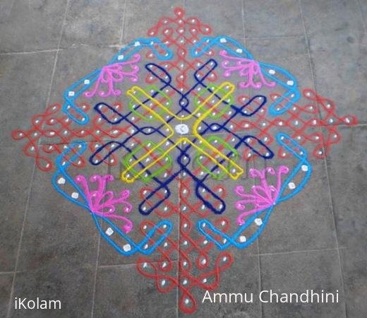 Rangoli: Birthday wishes kolam