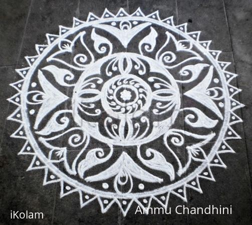 Rangoli: Freehand rangoli