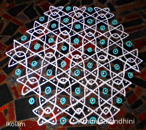 Rangoli: Dotted kolam