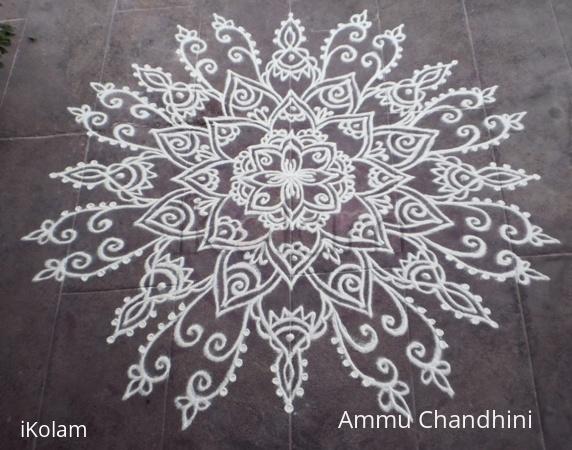 Rangoli: Freehand rangoli