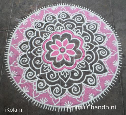 Rangoli: Freehand rangoli