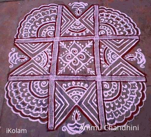 Rangoli: Aadi Amaavaasai spl kolam