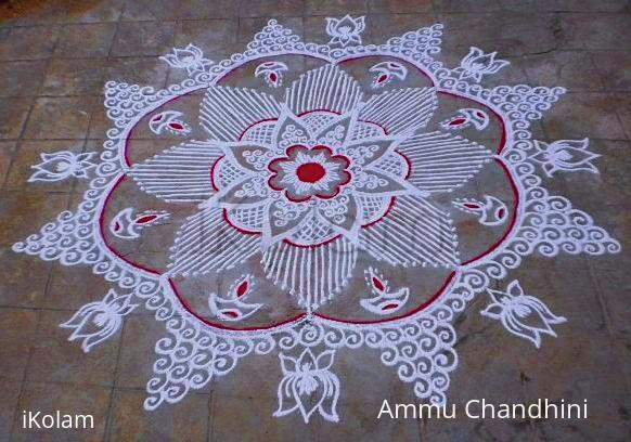 Rangoli: Aadi pooram spl kolam