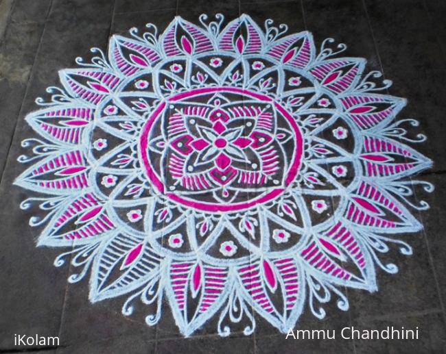 Rangoli: Aadi 2nd Sevvai (tues) spl kolam