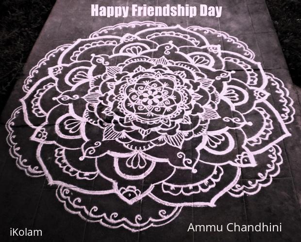 Rangoli: Happy friendship day