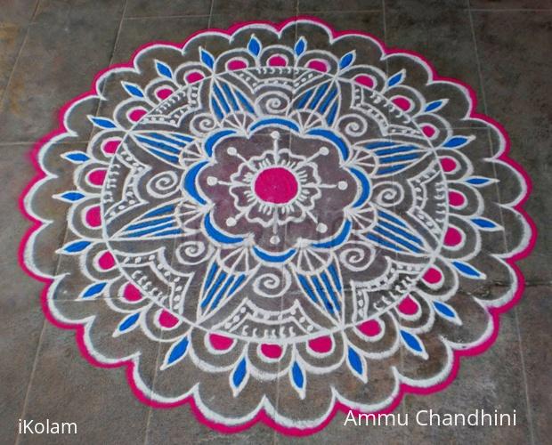 Rangoli: Aadi Amaavaasai spl kolam