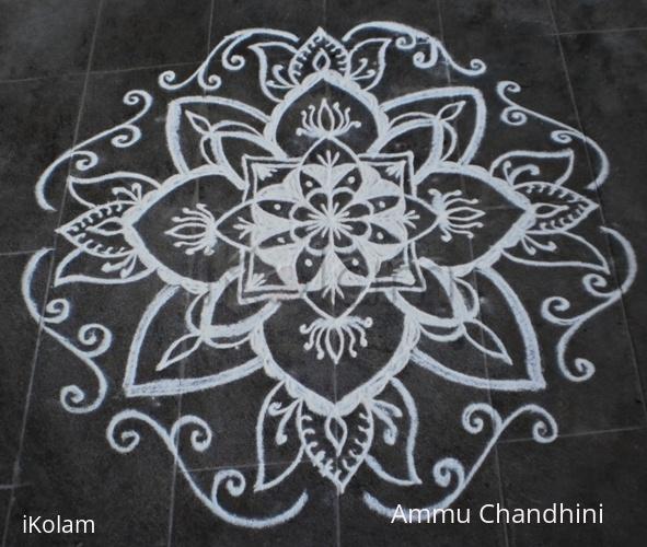 Rangoli: Freehand rangoli