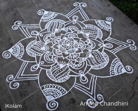 Rangoli: Freehand rangoli