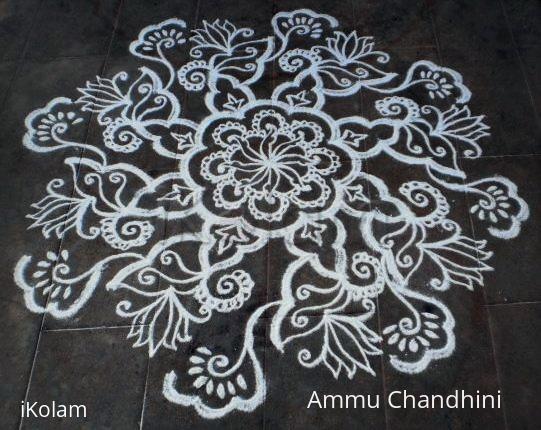 Rangoli: Freehand rangoli