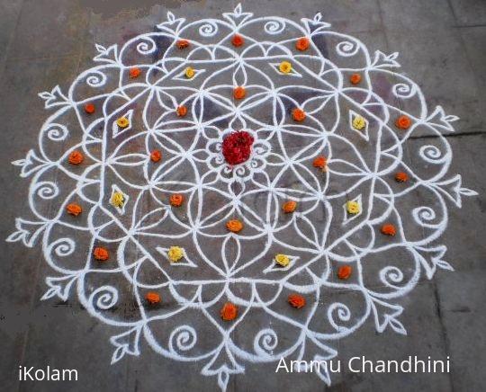 Rangoli: Freehand kolam