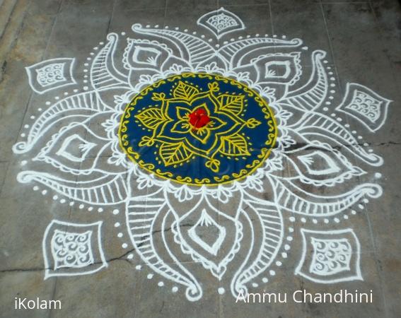 Rangoli: Purattaasi 1st saturday kolam