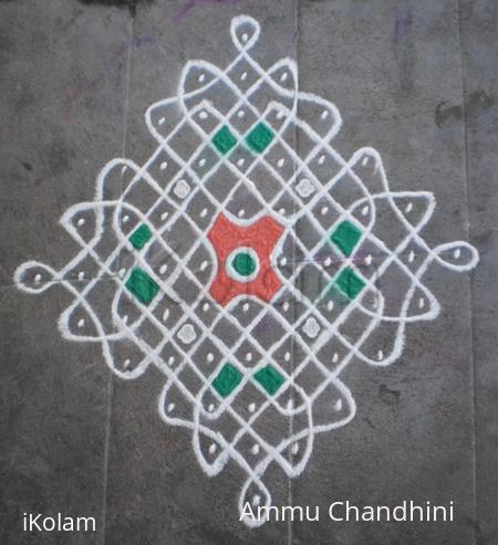 Rangoli: Dotted kolam