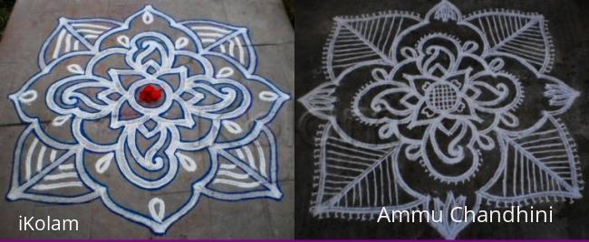 Rangoli: Twin kolams