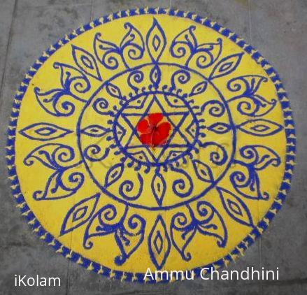 Rangoli: Purattaasi 3rd saturday kolam