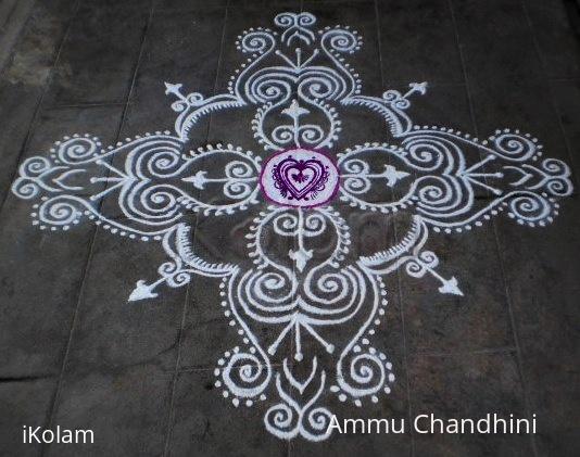 Rangoli: Freehand rangoli