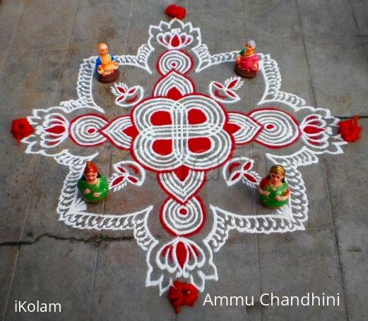 Rangoli: Navratri day-1