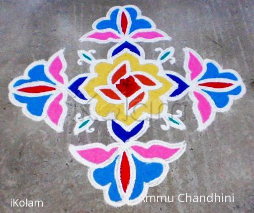 Rangoli: Margazhi kolam on road-1