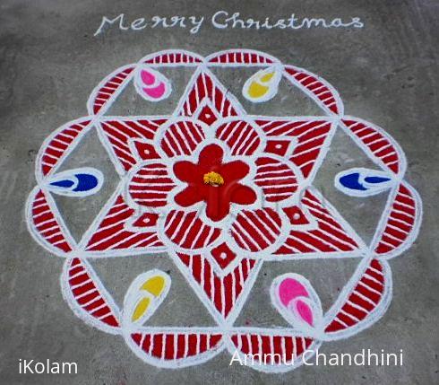 Rangoli: Christmas spl kolam