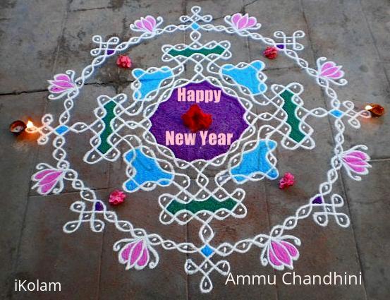 Rangoli: Happy new year spl kolam