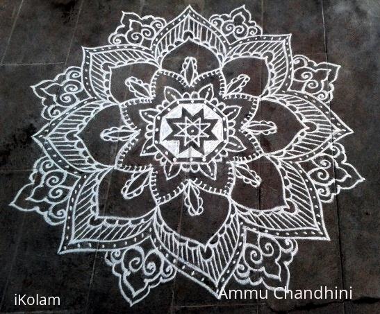 Rangoli: Freehand rangoli