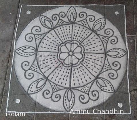 Rangoli: Navrathri day-1