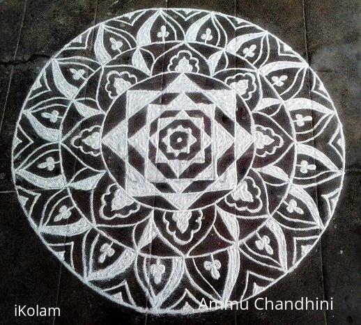 Rangoli: Navrathri day-3