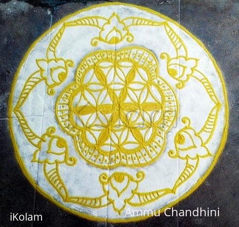 Rangoli: Navrathri day-6