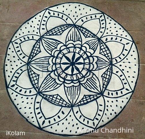 Rangoli: Navrathri day-7