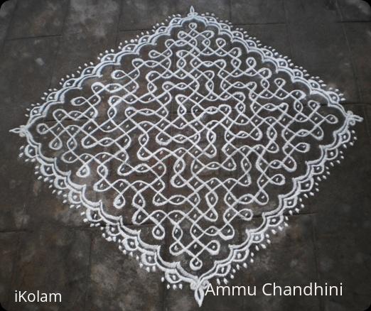 Rangoli: Dotted kolam