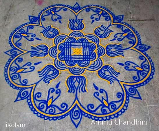 Rangoli: Chitra pournami kolam