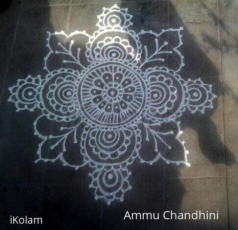 Rangoli: Freehand rangoli