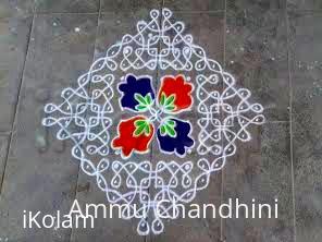 Rangoli: Dotted kolam