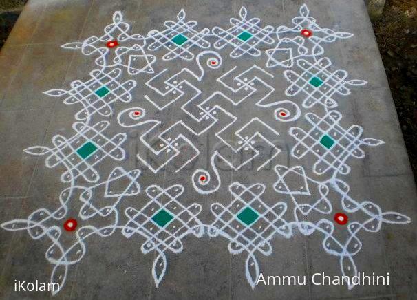 Rangoli: Dotted kolam