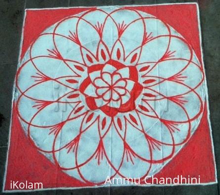 Rangoli: Navrathri day-2