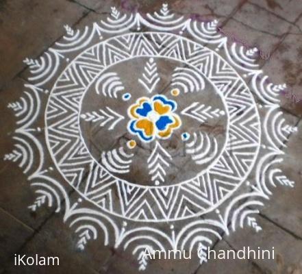 Rangoli: Puratasi 4th saturday kolam