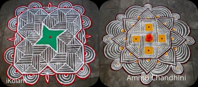 Rangoli: Thai 1st and 2nd velli kolams