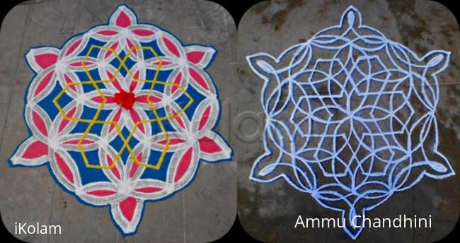 Rangoli: Twin Celebration kolams