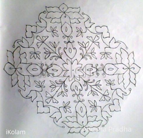 Rangoli: Dotted Kolam