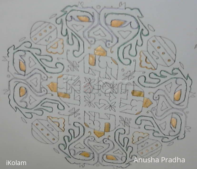 Rangoli: Guess the dots kolam