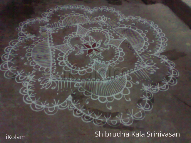 Rangoli: free hand